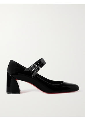 Christian Louboutin - Miss Jane 55 Patent-leather Pumps - Black - IT34,IT34.5,IT35,IT35.5,IT36,IT36.5,IT37,IT37.5,IT38,IT38.5,IT39,IT39.5,IT40,IT40.5,IT41,IT41.5,IT42
