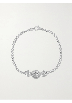 Lorraine Schwartz - 2b Happy Medium 18-karat White Gold Diamond Bracelet - One size