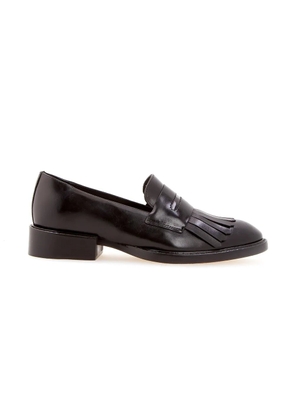 Sarah Chofakian Moma leather loafers - Black