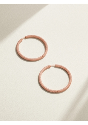 Carolina Bucci - Florentine 18-karat Rose Gold Hoop Earrings - One size