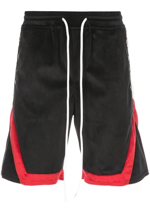 God's Masterful Children retro track shorts - Black