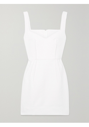 Emilia Wickstead - Judita Cloqué Mini Dress - White - UK 6,UK 8,UK 10,UK 12,UK 14,UK 16