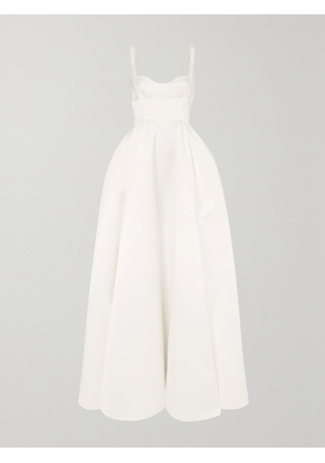 Emilia Wickstead - Diamond Duchesse-satin Gown - White - UK 6,UK 8,UK 10,UK 12,UK 14,UK 16