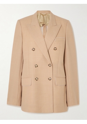 Victoria Beckham - Wool-blend Blazer - Neutrals - UK 4,UK 6,UK 8,UK 10,UK 12,UK 14