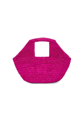 BTB Los Angeles Rochelle Mini Tote in Fuchsia.
