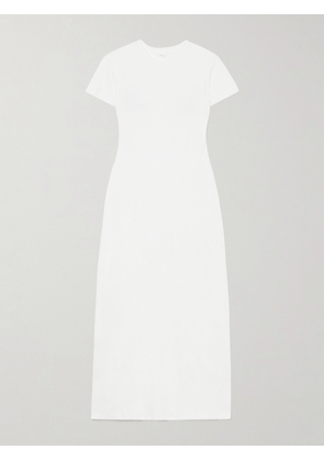 LESET - Laura Recycled Cotton-jersey Maxi Dress - White - x small,small,medium,large,x large