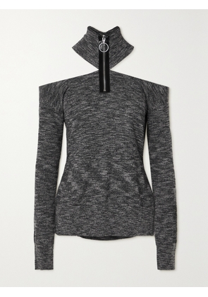 CHRISTOPHER KANE - Cold-shoulder Wool Sweater - Black - x small,small,medium,large,x large