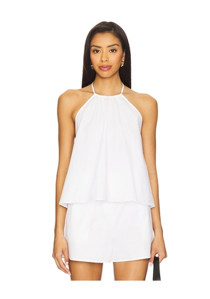 CLYQUE Tauni Top in White. Size L. Also in M, S, XS.