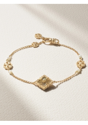 Buccellati - Opera Tulle 18-karat Gold Mother-of-pearl Bracelet - M,L