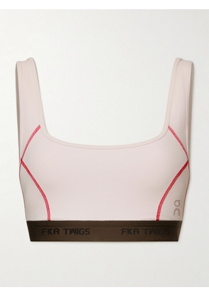 ON - + Fka Twigs Studio Stretch Recycled-jersey Sports Bra - Purple - x small,small,medium,large,x large