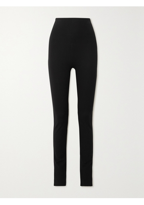 LESET - Rio Stretch-ponte Slim-leg Pants - Black - x small,small,medium,large,x large