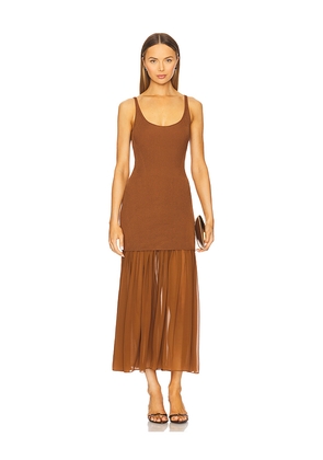 A.L.C. Micky Dress in Cognac. Size L. Also in M.