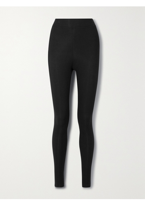 ATM ANTHONY THOMAS MELILLO - Ribbed Stretch-modal Jersey Leggings - Black - x small,small,medium,large,x large