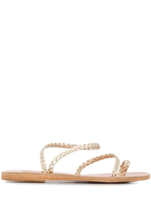 Ancient Greek Sandals Eleftheria braided sandals - Gold