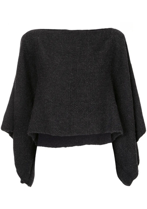 VOZ Lineas cropped jumper - Black