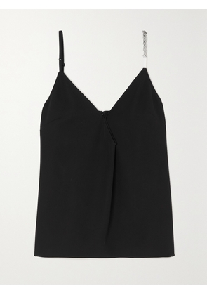 Givenchy - Chain-embellished Twill Camisole - Black - FR 34,FR 36,FR 38,FR 40,FR 42,FR 44