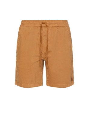 Brixton Everyday Vintage Wash Short in Brown. Size L. Also in M.