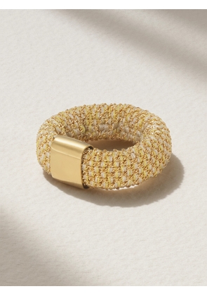 Carolina Bucci - 18-karat Gold And Silk Ring - 6 1/2