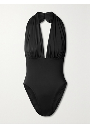 Norma Kamali - Mio Halterneck Swimsuit - Black - x small,small,medium,large