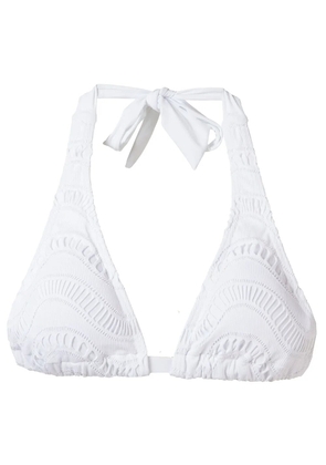 Amir Slama triangle bikini top - White