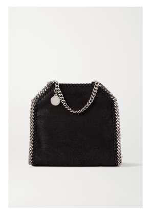 Stella McCartney - + Net Sustain The Falabella Tiny Vegetarian Leather Shoulder Bag - Black - One size