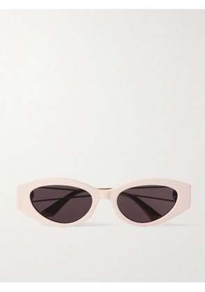 DIOR Eyewear - 30montaigne B6i Cat-eye Acetate And Gold- And Silver-tone Sunglasses - Pink - One size