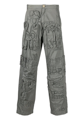 Walter Van Beirendonck Pre-Owned 3D Hope trousers - Grey