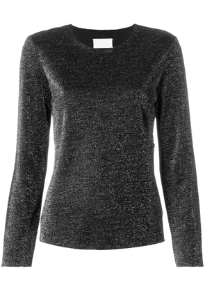 Maison Martin Margiela Pre-Owned long sleeve lurex blouse - Black