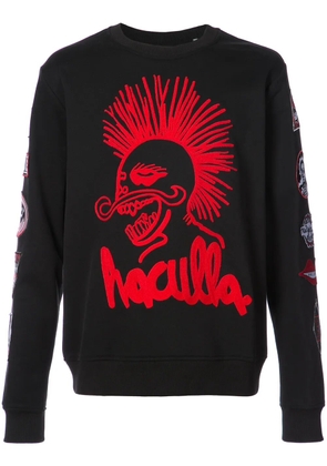 Haculla patch print sweatshirt - Black