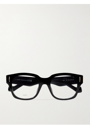 Loewe - Anagram Square-frame Acetate Optical Glasses - Black - One size