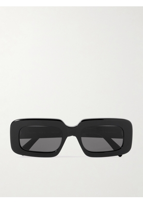 CELINE Eyewear - Triomphe Oversized Square-frame Acetate Sunglasses - Black - One size