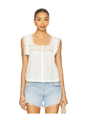 Citizens of Humanity Mia Embroidered Top in White. Size M. Also in XL.