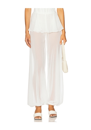 Bardot Lissett Soft Balloon Pant in Ivory. Size 10. Also in 12, 6, 8.