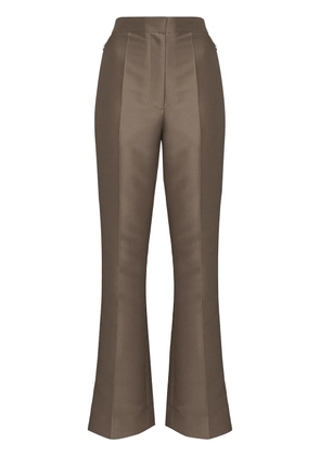 Low Classic high-rise slim-fit trousers - Green