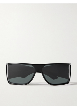 SAINT LAURENT EYEWEAR - Oversized D-frame Acetate Sunglasses - Black - One size