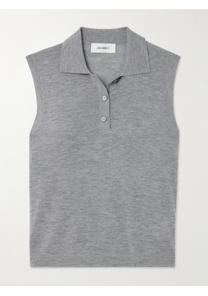 LISA YANG - Lise Cashmere Top - Gray - 0,1,2