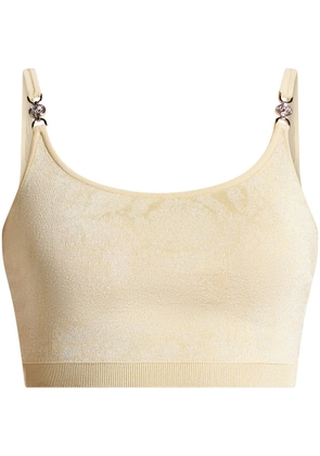 Versace Medusa '95 crop top - Neutrals