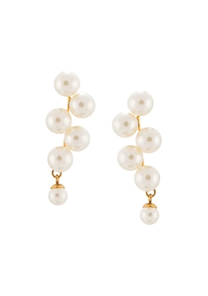 Jennifer Behr Marcella drop earrings - White