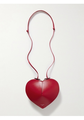 Alaïa - Le Coeur Leather Shoulder Bag - Red - One size