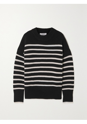 La Ligne - Marin Striped Wool And Cashmere-blend Sweater - Black - x small,small,medium,large,x large