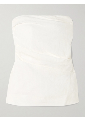 TOVE - Izel Linen Bandeau Top - Off-white - FR 34,FR 36,FR 38,FR 40,FR 42