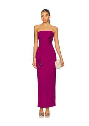 ELLIATT Evee Maxi Dress in Purple. Size L. Also in S, XS, M, XL.