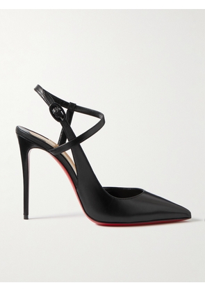 Christian Louboutin - Jenlove 100 Leather Slingback Pumps - Black - IT34,IT34.5,IT35,IT35.5,IT36,IT36.5,IT37,IT37.5,IT38,IT38.5,IT39,IT39.5,IT40,IT40.5,IT41,IT41.5,IT42