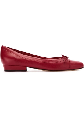 Sarah Chofakian leather ballerinas - Red