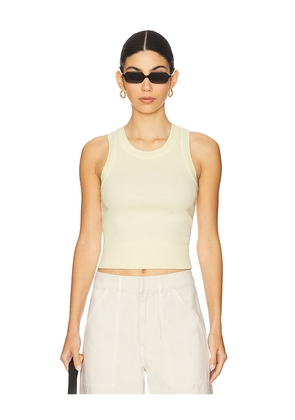 Citizens of Humanity Isabel Rib Tank Top in Yellow. Size L. Also in M, S, XL, XS.