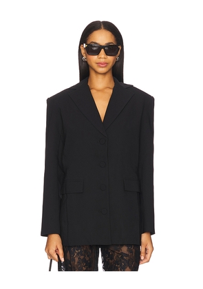 Amanda Uprichard x REVOLVE Samuel Blazer in Black. Size L. Also in S, XL, XS.