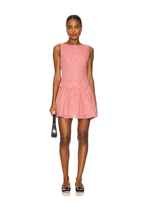 Elodie the Label Marieka Mini Dress in Red. Size L. Also in M, XS.