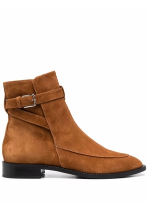 Scarosso Kelly buckled boots - Brown