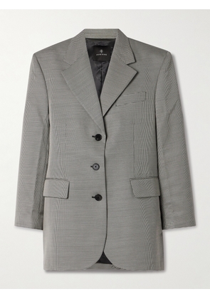 Anine Bing - Sara Houndstooth Wool-blend Blazer - Black - x small,small,medium,large