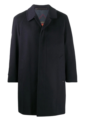 A.N.G.E.L.O. Vintage Cult 1990s concealed fastening knee-length coat - Blue